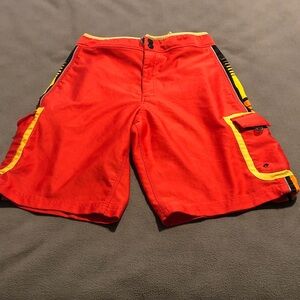 Fox Racing Gender Neutral Board Shorts Orange Adult 34